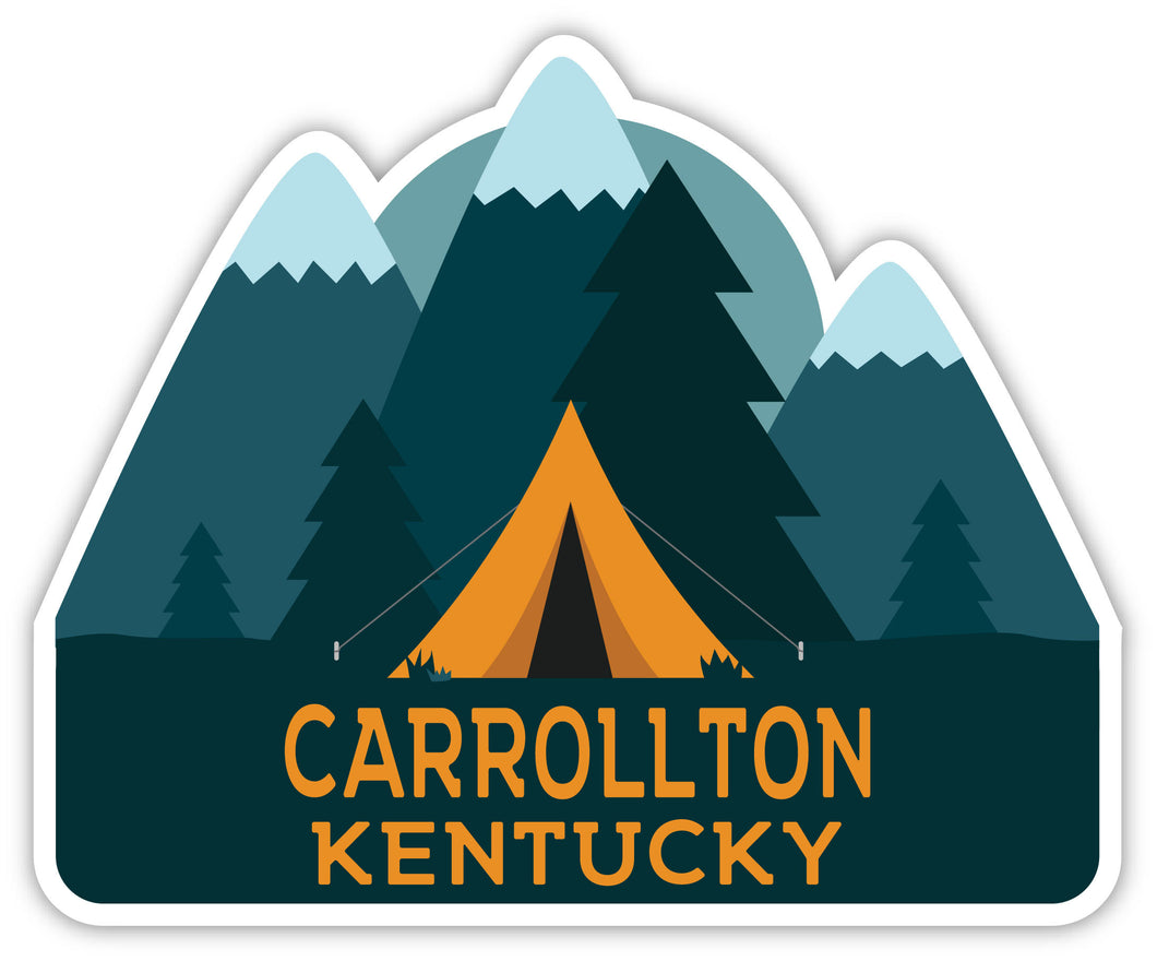 Carrollton Kentucky Souvenir Decorative Stickers (Choose theme and size)