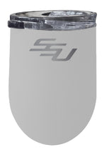 Load image into Gallery viewer, Savannah State University 12 oz Etched Insulated Wine Stainless Steel Tumbler - Choose Your Color
