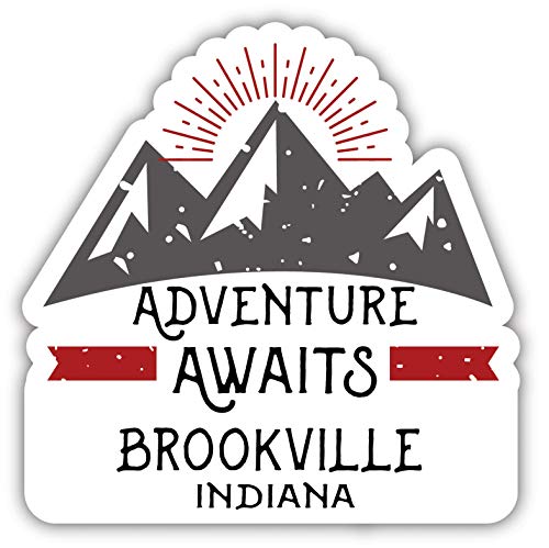 Brookville Indiana Souvenir Decorative Stickers (Choose theme and size)