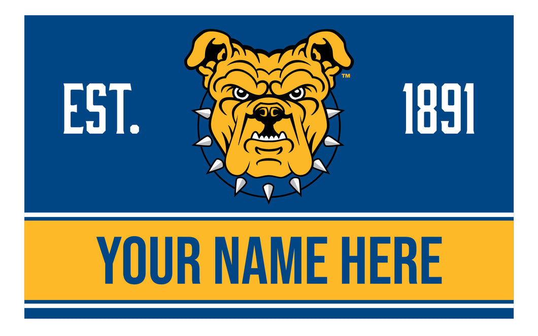 Personalized Customizable North Carolina A&T State Aggies Wood Sign with Frame Custom Name