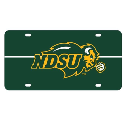 NCAA North Dakota State Bison Metal License Plate - Lightweight, Sturdy & Versatile