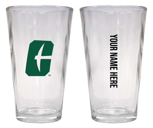 Customizable NCAA North Carolina Charlotte Forty-Niners 16 oz Pint Glass – Perfect Gift Personalized With your own  or any fan name
