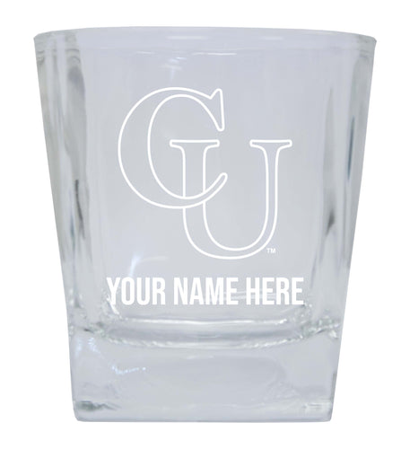 Campbell University Fighting Camels NCAA Spirit Elegance - 5 ozPersonalized With Custom Name Etched Shooter Glass Tumbler