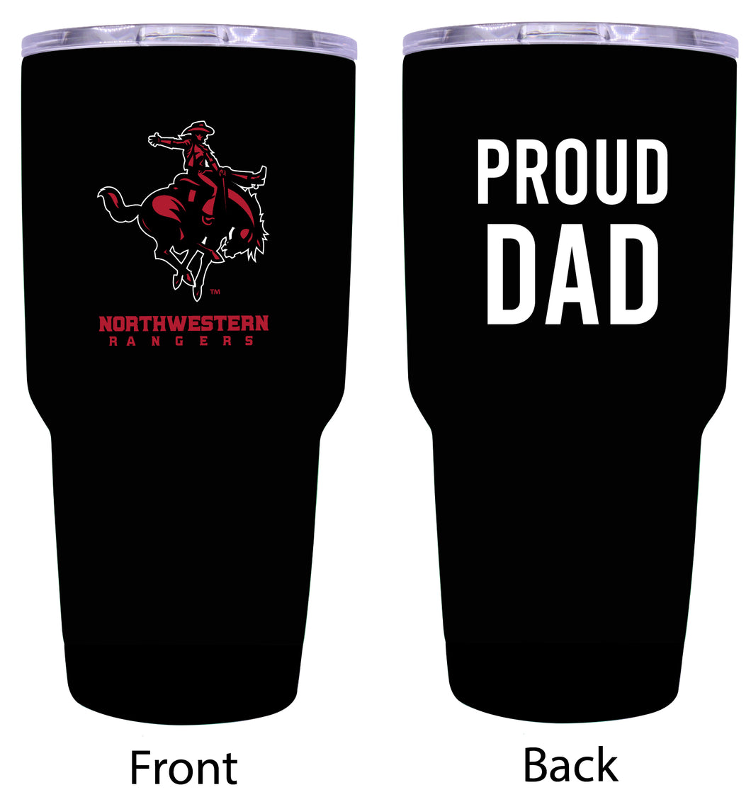Northwestern Oklahoma State University Proud Dad Insulated Stainless Steel Tumbler