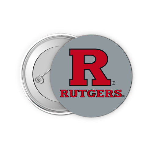 Rutgers Scarlet Knights 2-Inch Button Pins (4-Pack) | Show Your School Spirit