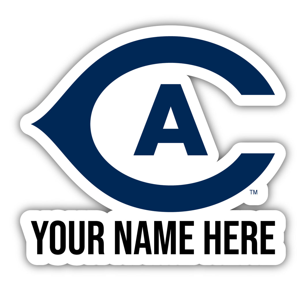 UC Davis Aggies 9x14-Inch Mascot Logo NCAA Custom Name Vinyl Sticker - Personalize with Name