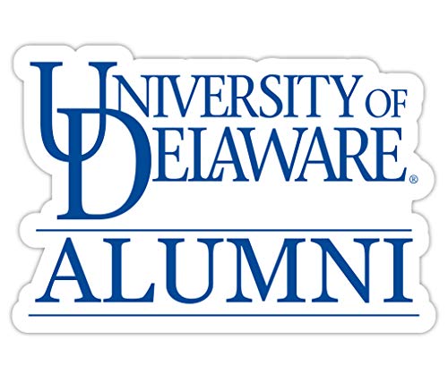 Delaware Blue Hens 4-Inch Alumni 4-Pack NCAA Vinyl Sticker - Durable School Spirit Decal
