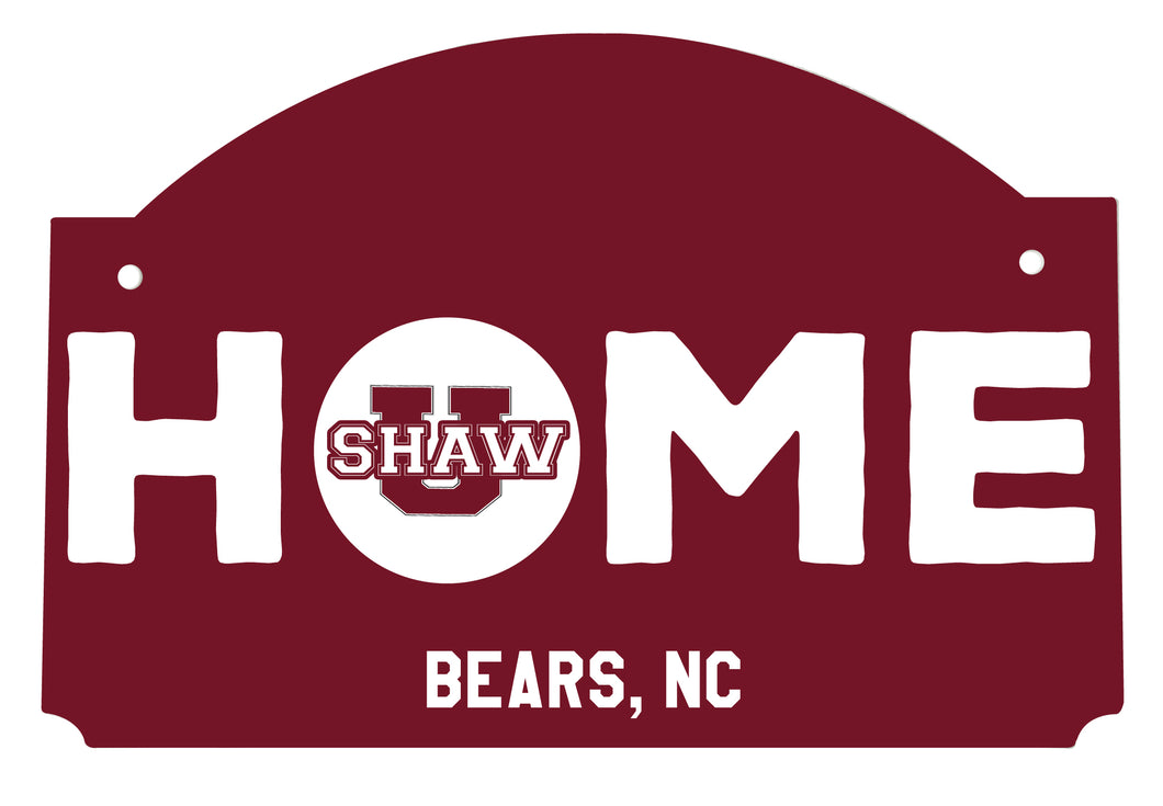 Shaw University Bears Wood Sign with String