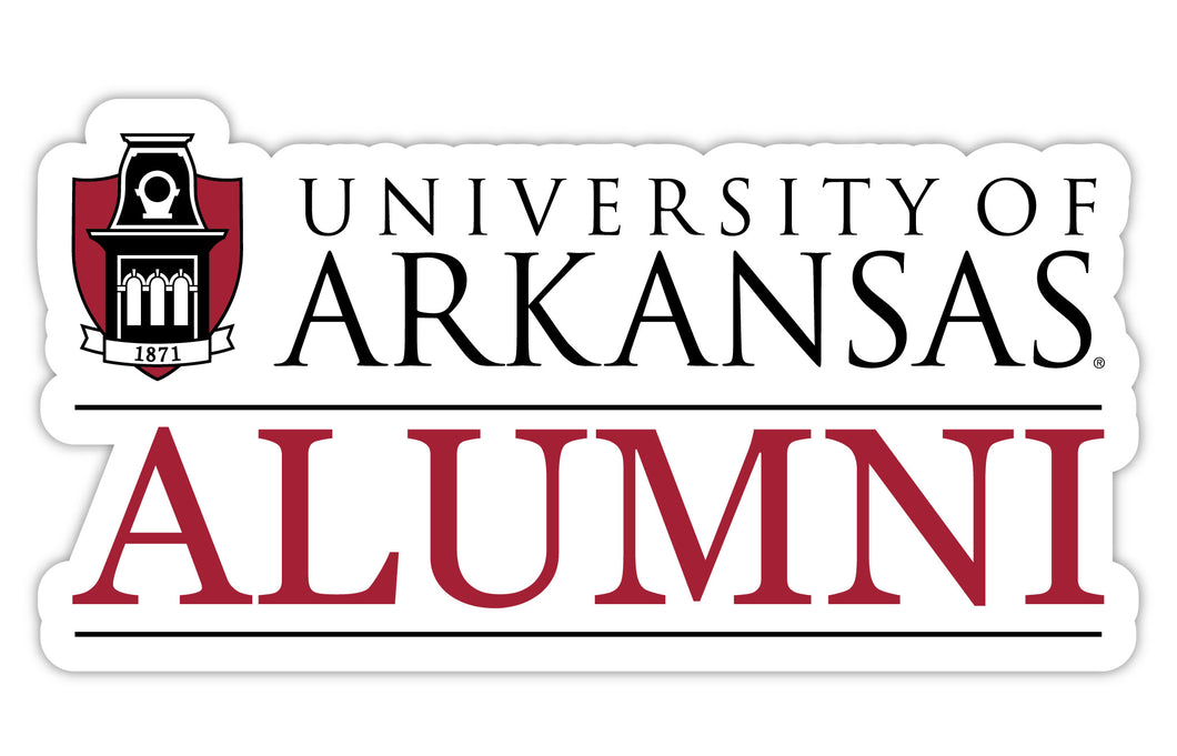 Arkansas Razorbacks 4-Inch Alumni NCAA Vinyl Sticker - Durable School Spirit Decal