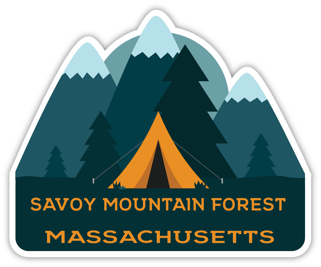 Savoy Mountain Forest Massachusetts Souvenir Decorative Stickers (Choose theme and size)