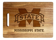 Load image into Gallery viewer, Mississippi State Bulldogs Classic Acacia Wood Cutting Board - Small Corner Logo
