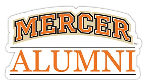 Mercer University 4-Inch Alumni 4-Pack NCAA Vinyl Sticker - Durable School Spirit Decal