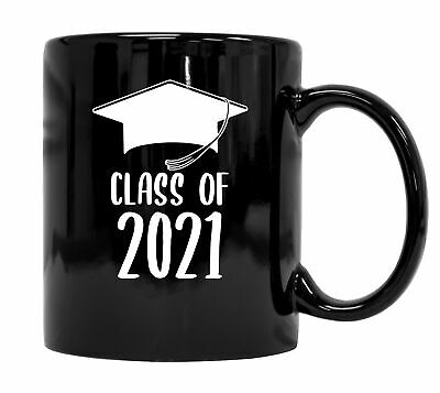 Class of 2021 Graduation Black Coffee Mug