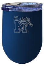 Load image into Gallery viewer, Memphis Tigers 12 oz Etched Insulated Wine Stainless Steel Tumbler - Choose Your Color
