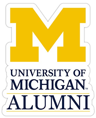 Michigan Wolverines 4-Inch Alumni NCAA Vinyl Sticker - Durable School Spirit Decal