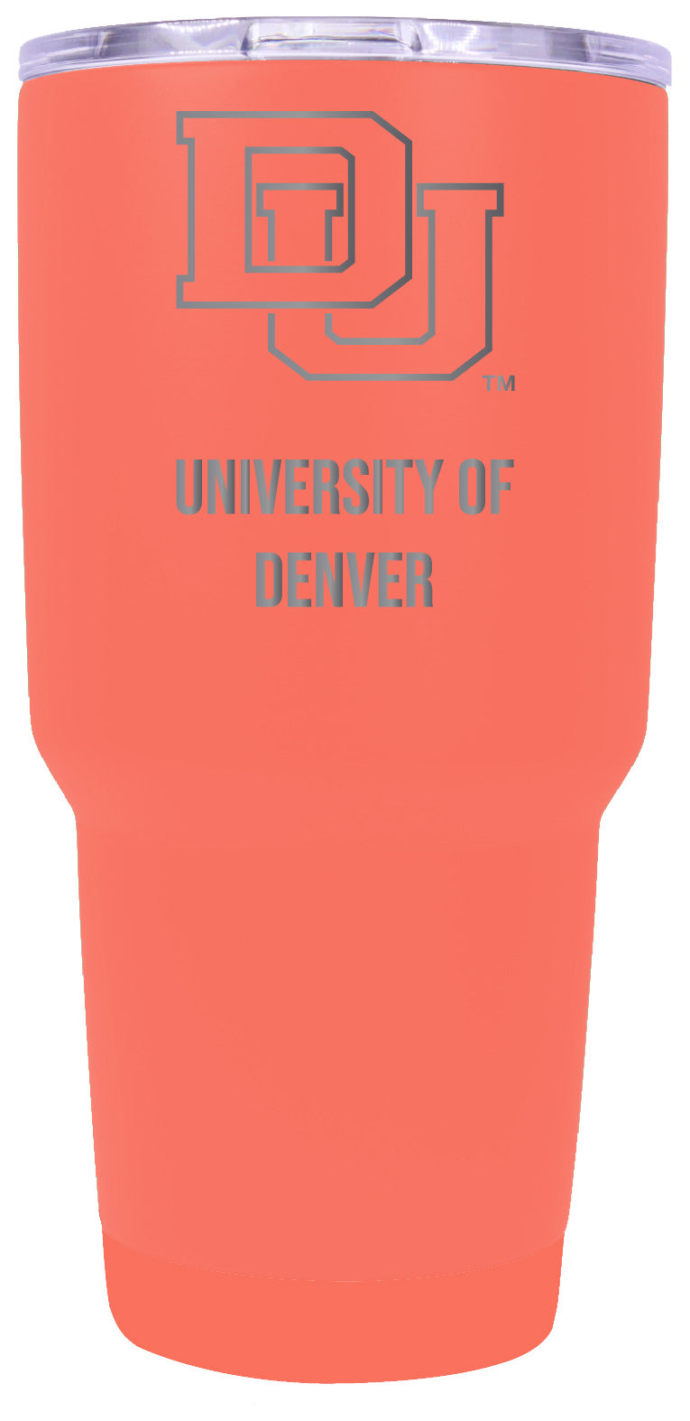 University of Denver Pioneers Premium Laser Engraved Tumbler - 24oz Stainless Steel Insulated Mug Choose Your Color.