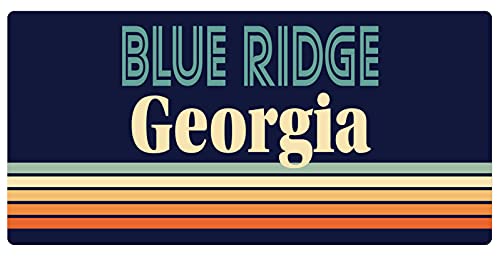 Blue Ridge Georgia 5 x 2.5-Inch Fridge Magnet Retro Design