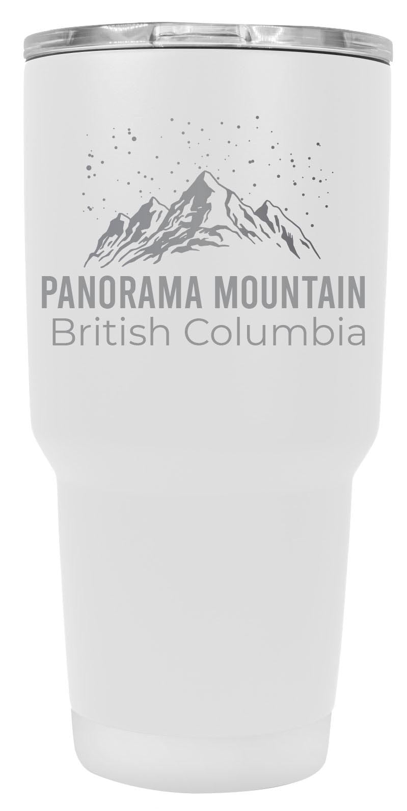 Panorama Mountain British Columbia Ski Snowboard Winter Souvenir Laser Engraved 24 oz Insulated Stainless Steel Tumbler