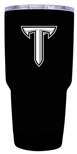 Troy University Mascot Logo Tumbler - 24oz Color-Choice Insulated Stainless Steel Mug