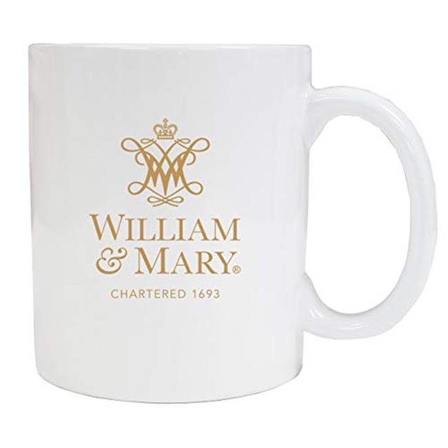 William and Mary White Ceramic Coffee NCAA Fan Mug 2-Pack (White)