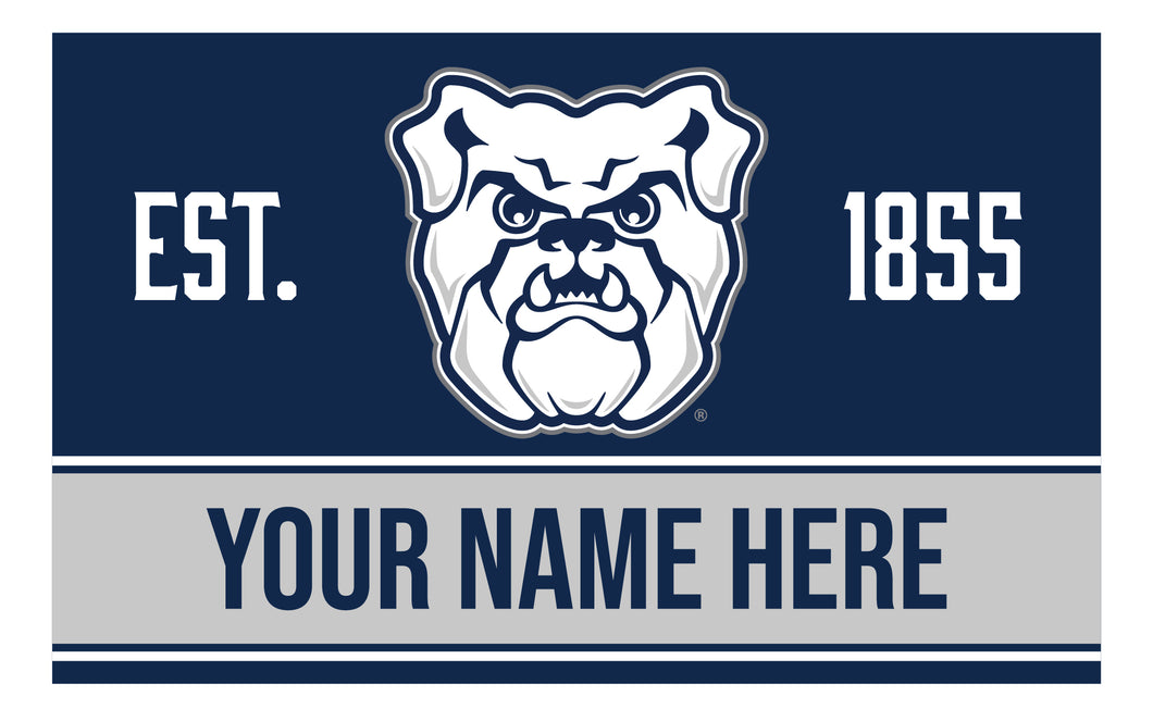 Personalized Customizable Butler Bulldogs Wood Sign with Frame Custom Name