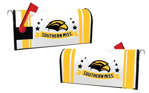 Southern Mississippi Golden Eagles NCAA Officially Licensed Mailbox Cover Logo and Stripe Design