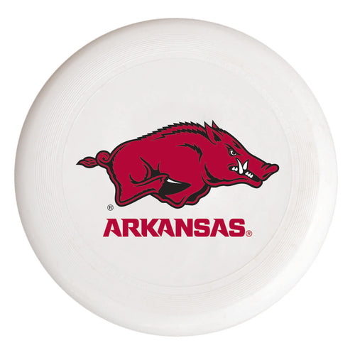 Arkansas Razorbacks NCAA Licensed Flying Disc - Premium PVC, 10.75” Diameter, Perfect for Fans & Players of All Levels