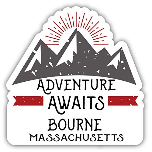 Bourne Massachusetts Souvenir Decorative Stickers (Choose theme and size)