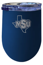Load image into Gallery viewer, Midwestern State University 12 oz Etched Insulated Wine Stainless Steel Tumbler - Choose Your Color
