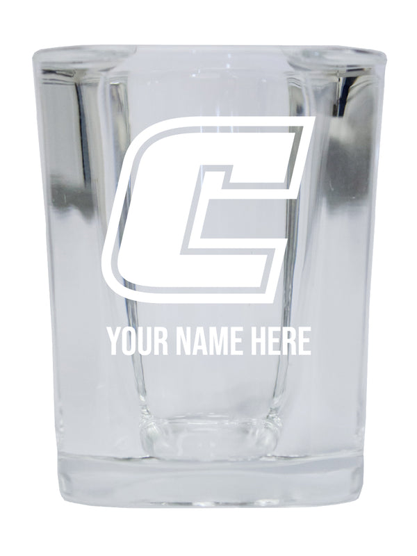 NCAA University of Tennessee at Chattanooga Personalized 2oz Stemless Shot Glass - Custom Laser Etched 4-Pack
