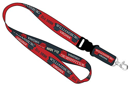 Williamsburg Virginia Cloth Lanyard with Breakaway Harness