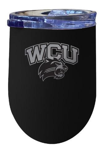 Western Carolina University NCAA Laser-Etched Wine Tumbler - 12oz  Stainless Steel Insulated Cup