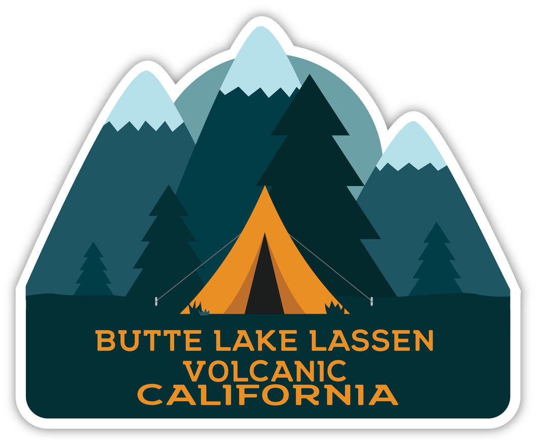 Butte Lake Lassen Volcanic California Souvenir Decorative Stickers (Choose theme and size)