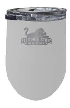 Load image into Gallery viewer, Plymouth State University NCAA Laser-Etched Wine Tumbler - 12oz  Stainless Steel Insulated Cup
