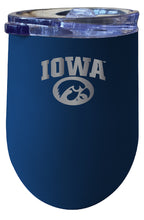 Load image into Gallery viewer, Iowa Hawkeyes NCAA Laser-Etched Wine Tumbler - 12oz  Stainless Steel Insulated Cup
