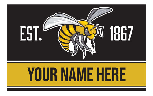 Personalized Customizable Alabama State University Wood Sign with Frame Custom Name