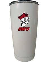Load image into Gallery viewer, Ohio Wesleyan University 16 oz Choose Your Color Insulated Stainless Steel Tumbler Glossy brushed finish
