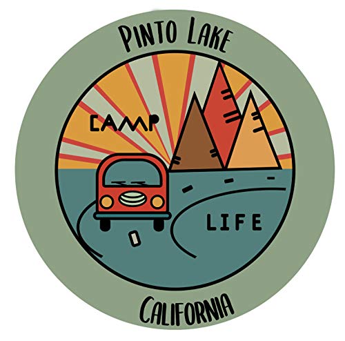Pinto Lake California Souvenir Decorative Stickers (Choose theme and size)