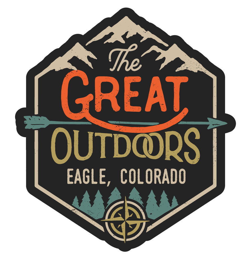 Eagle Colorado Souvenir Decorative Stickers (Choose theme and size)