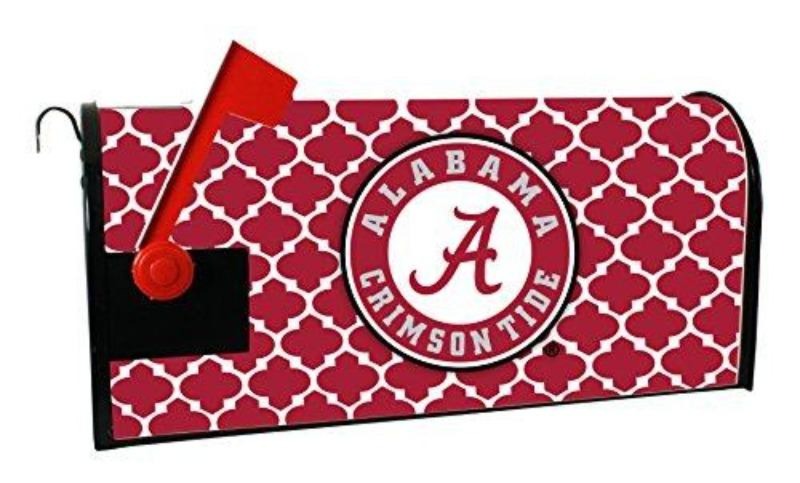 Alabama Crimson Tide NCAA Officially Licensed Mailbox Cover Moroccan Design