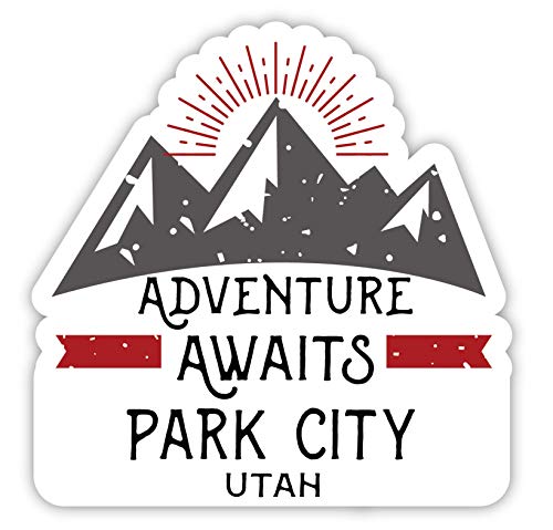 Park City Utah Souvenir 4-Inch Fridge Magnet Adventure Awaits Design