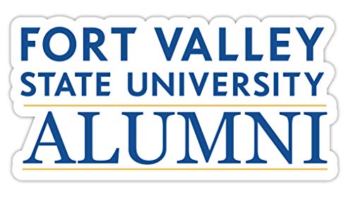 Fort Valley State University 4-Inch Alumni 4-Pack NCAA Vinyl Sticker - Durable School Spirit Decal
