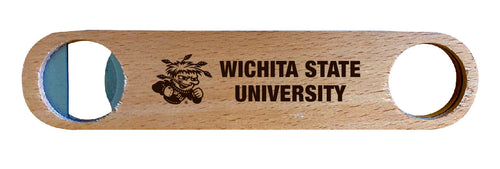 Wichita State Shockers NCAA Elegant Laser-Etched Wooden Bottle Opener - Collegiate Bar Accessory
