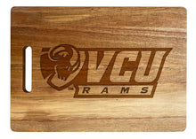 Load image into Gallery viewer, Virginia Commonwealth Classic Acacia Wood Cutting Board - Small Corner Logo
