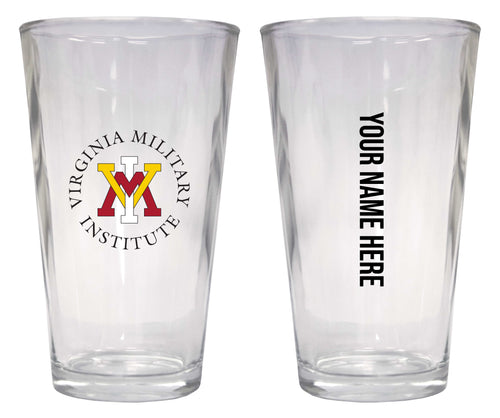 Customizable NCAA VMI Keydets 16 oz Pint Glass – Perfect Gift Personalized With your own  or any fan name