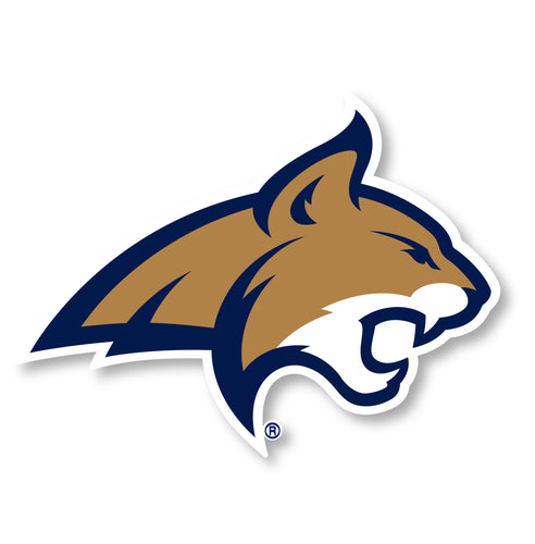 Montana State Bobcats 2-Inch Mascot Logo NCAA Vinyl Decal Sticker for Fans, Students, and Alumni