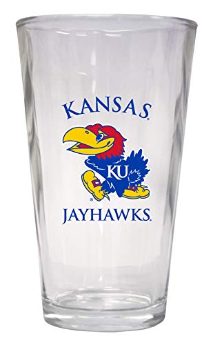 NCAA Kansas Jayhawks Officially Licensed Logo Pint Glass – Classic Collegiate Beer Glassware