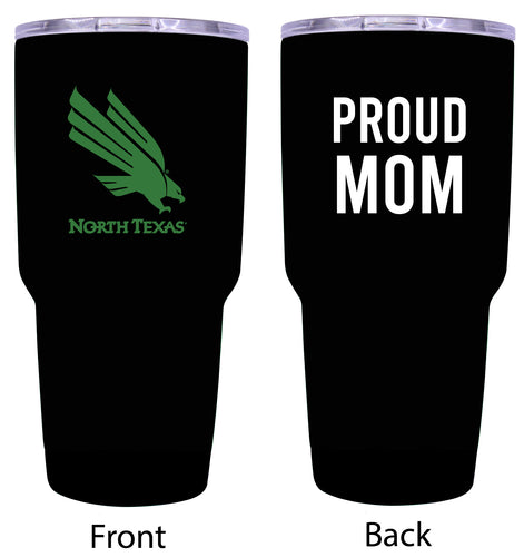 North Texas Proud Mom 24 oz Insulated Stainless Steel Tumbler - Black