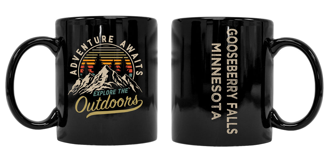 Gooseberry Falls Minnesota Souvenir Adventure Awaits 8 oz Coffee Mug 2-Pack