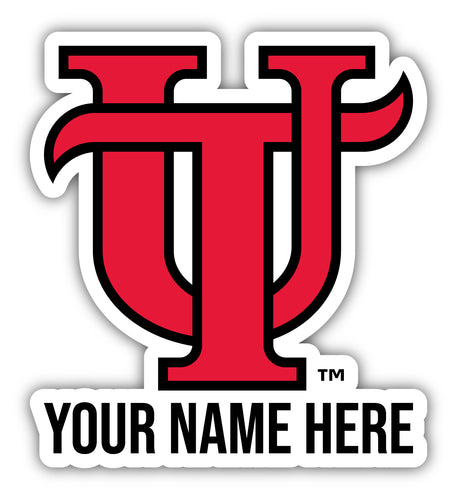 University of Tampa Spartans 9x14-Inch Mascot Logo NCAA Custom Name Vinyl Sticker - Personalize with Name